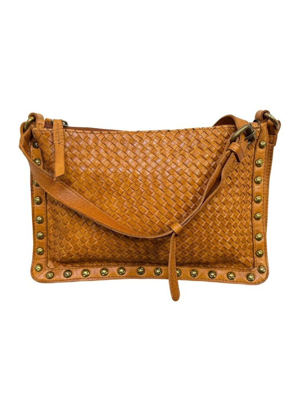 Wild West Brown Leather Handbag Adjustable Strap